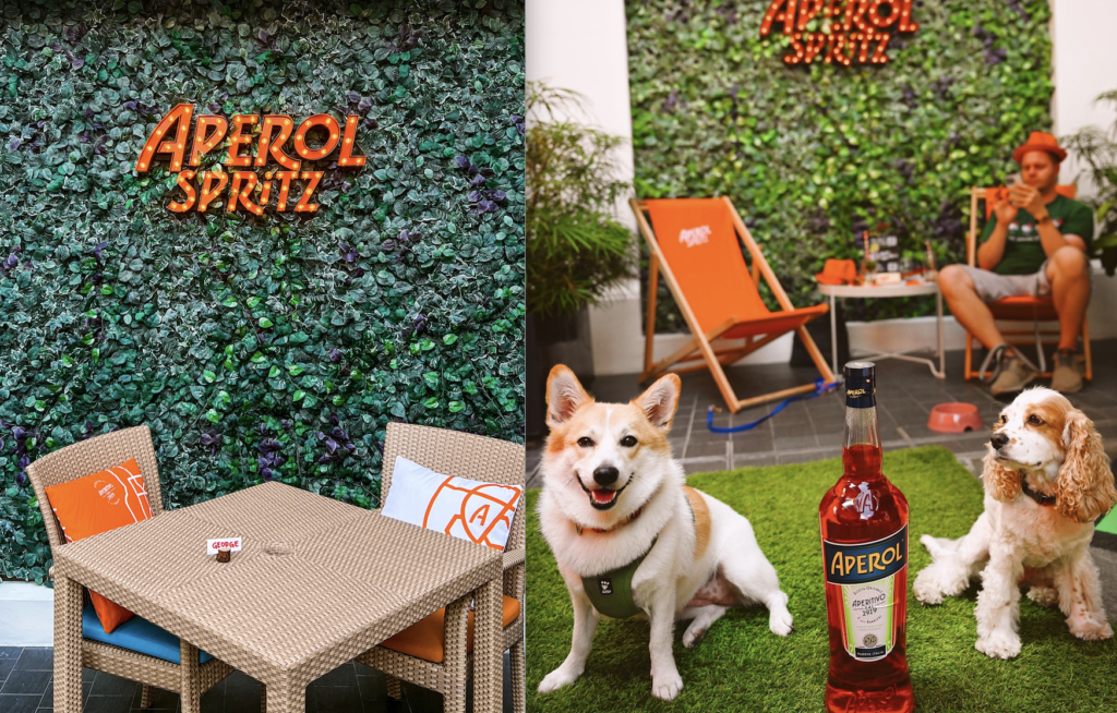 Aperol Spritz Garden by Hotel Indigo